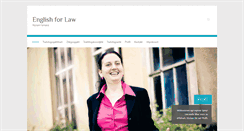 Desktop Screenshot of english-for-law.de